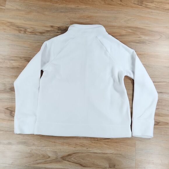 🔥NWT Tommy Hilfiger Sport Ivory Zippered Fleece Jacket Large - Picture 2 of 13